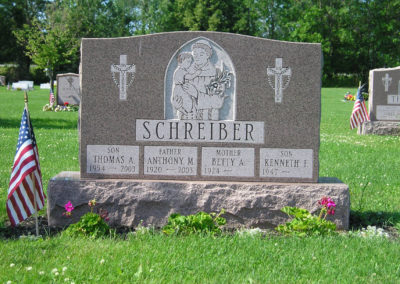 Custom Headstones by Rochester Monument Company Inc. in Webster, NY